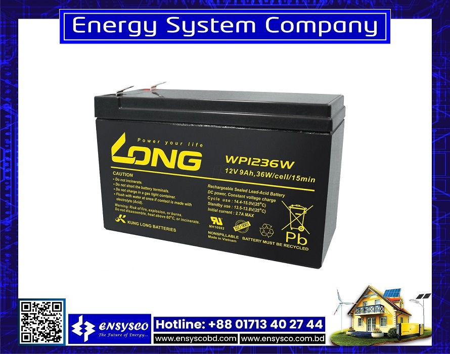 Long Battery 12V 9Ah price in Bangladesh | Long Battery 12V 9Ah