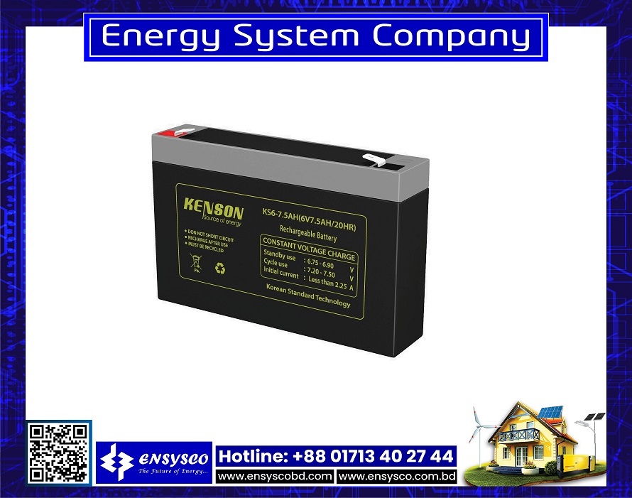 6V 7.5AH KENSON Battery Price in BD | 6V 7.5AH KENSON Battery