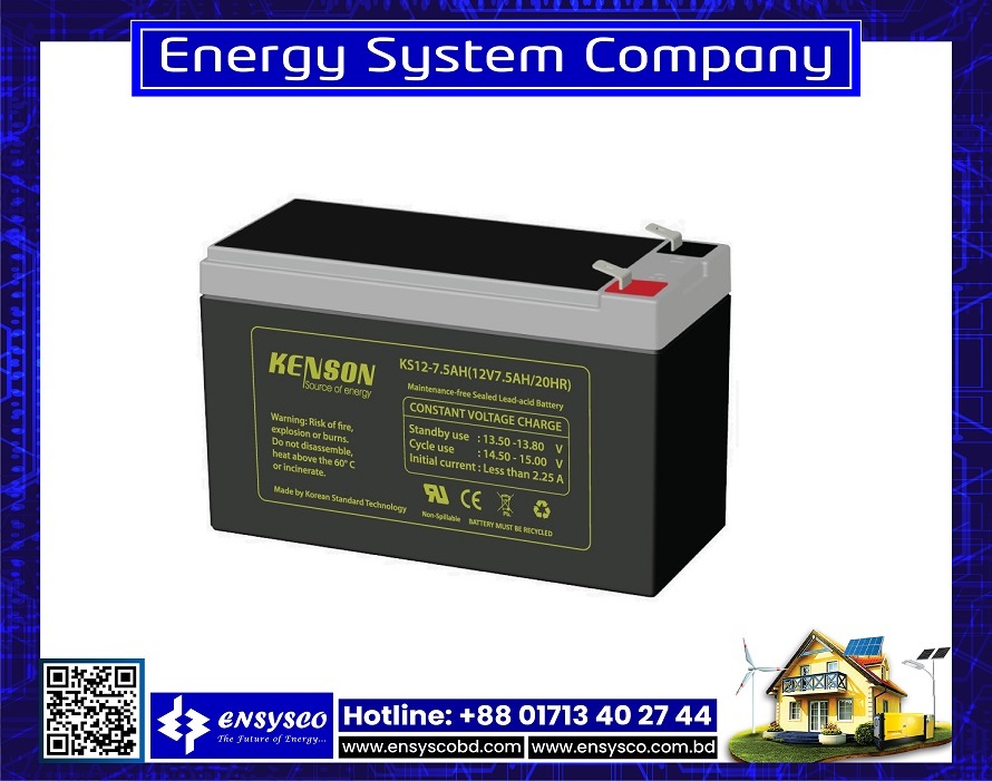 12V 7AH KENSON Battery Price in BD | 12V 7AH KENSON Battery