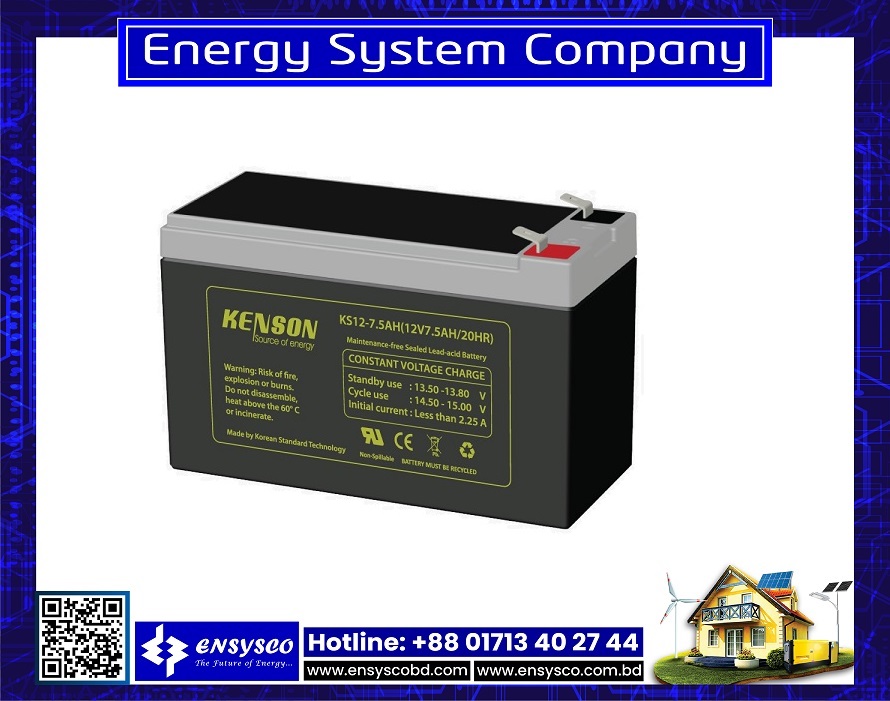 12V 7.2AH KENSON Battery Price in BD | 12V 7.2AH KENSON Battery