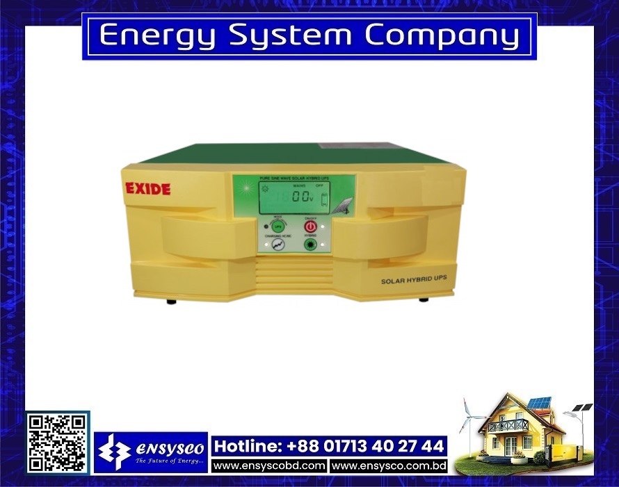 Exide 900VA Solar Hybrid IPS Price in BD | Exide 900VA Solar Hybrid IPS